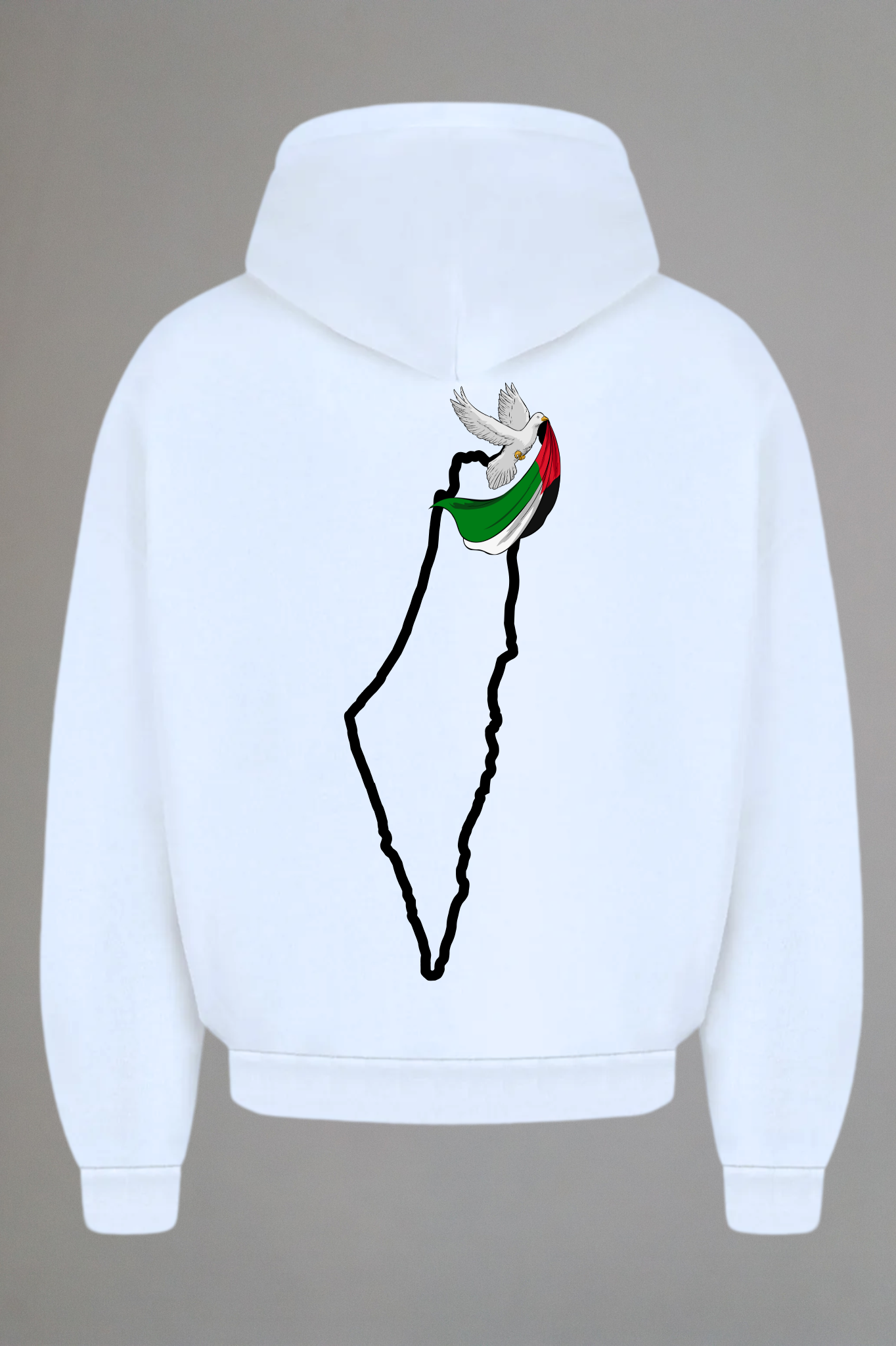 Hoodie „Palästina“ WHITE